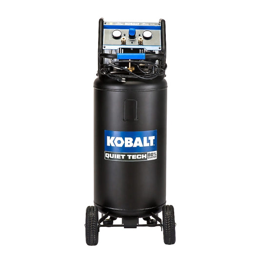 Kobalt Quiet Tech 26-Gallon Portable Electric 150 PSI Vertical Air Compressor