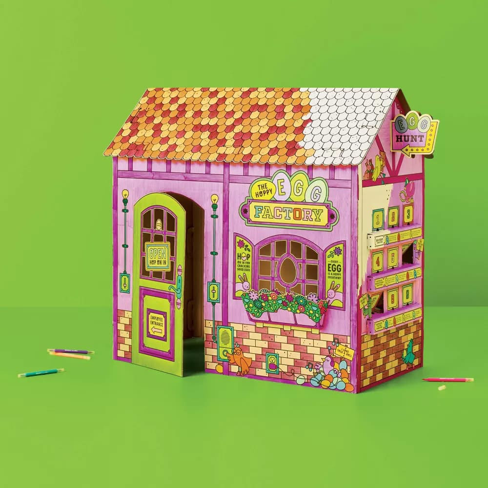 Easter Craft Color-Your-Own Egg Factory Fort - Mondo Llama™