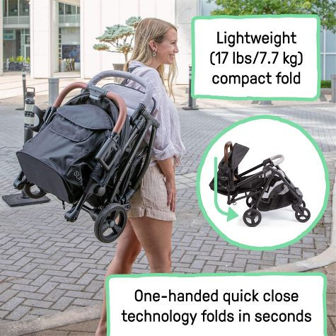 Ingenuity 3Dquickclose CS+ Compact Fold Stroller - Gray