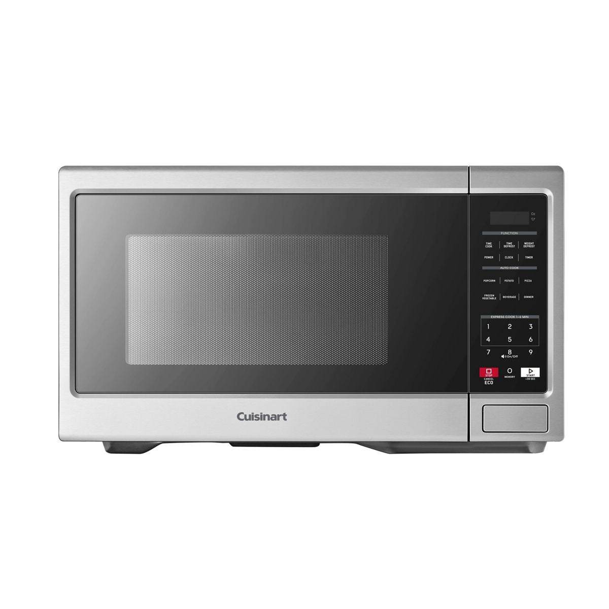 Cuisinart 1.1 cu ft Microwave Oven: Countertop, 1000W, 11 Power Levels, Digital Display, Child Lock, Black