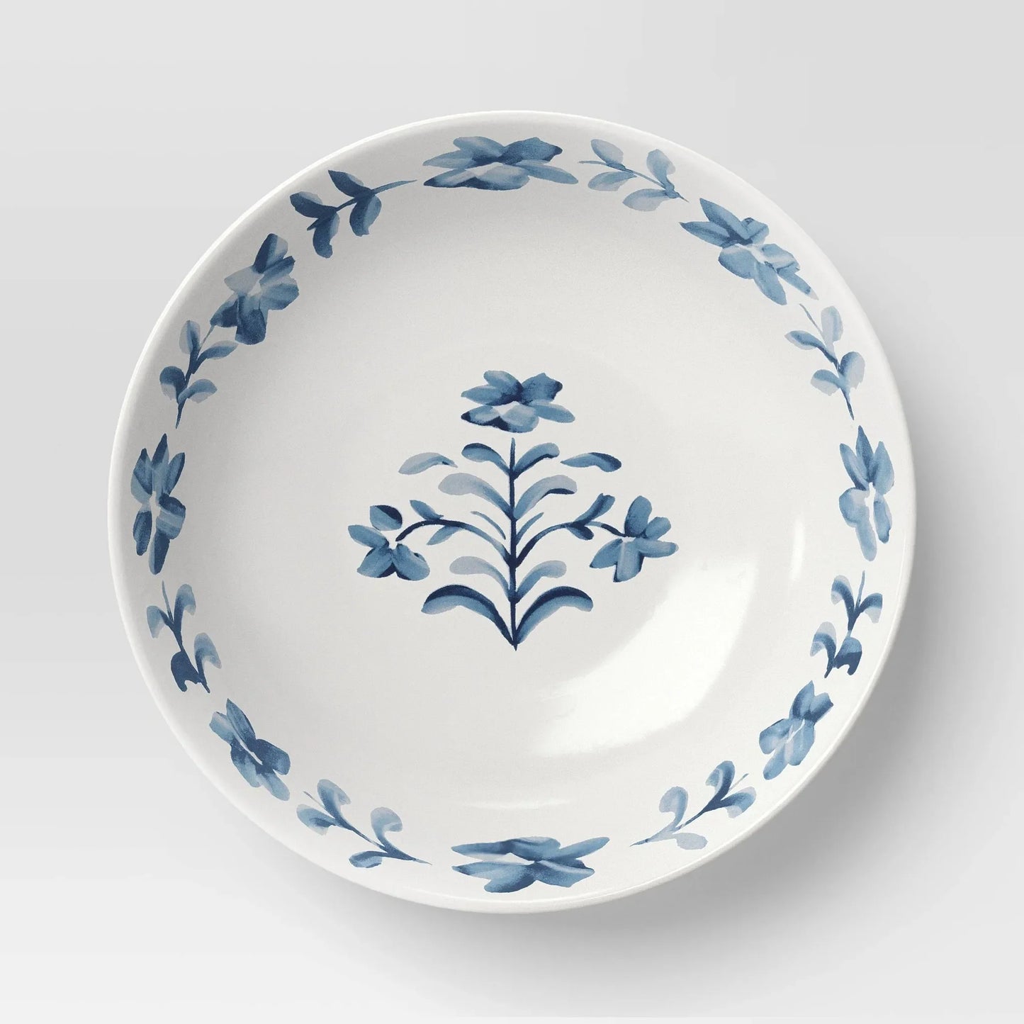 Set of 2 Threshold Serving Bowl - Blue Floral