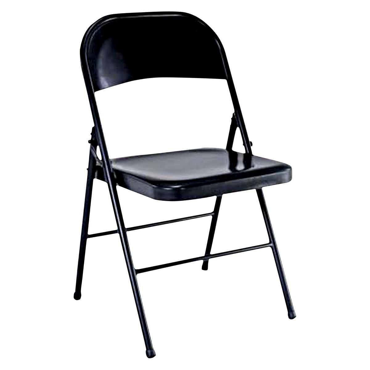 Peakform Black Steel Folding Chair