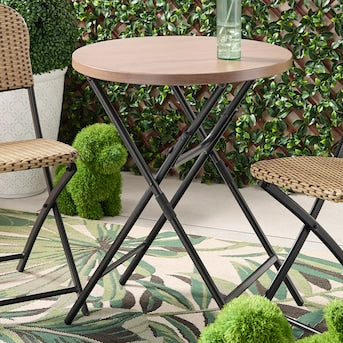 Style Selections Mix and Match Round Outdoor Bistro Table