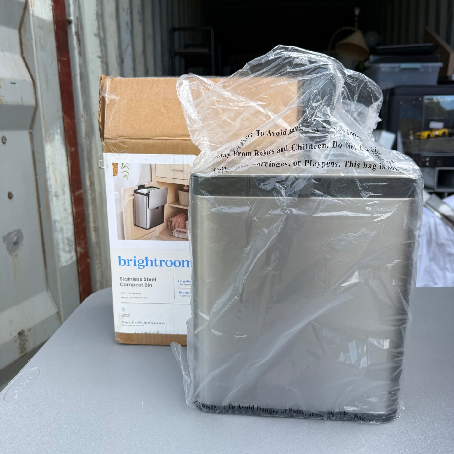 Compost Bin Stainless Steel - Brightroom™