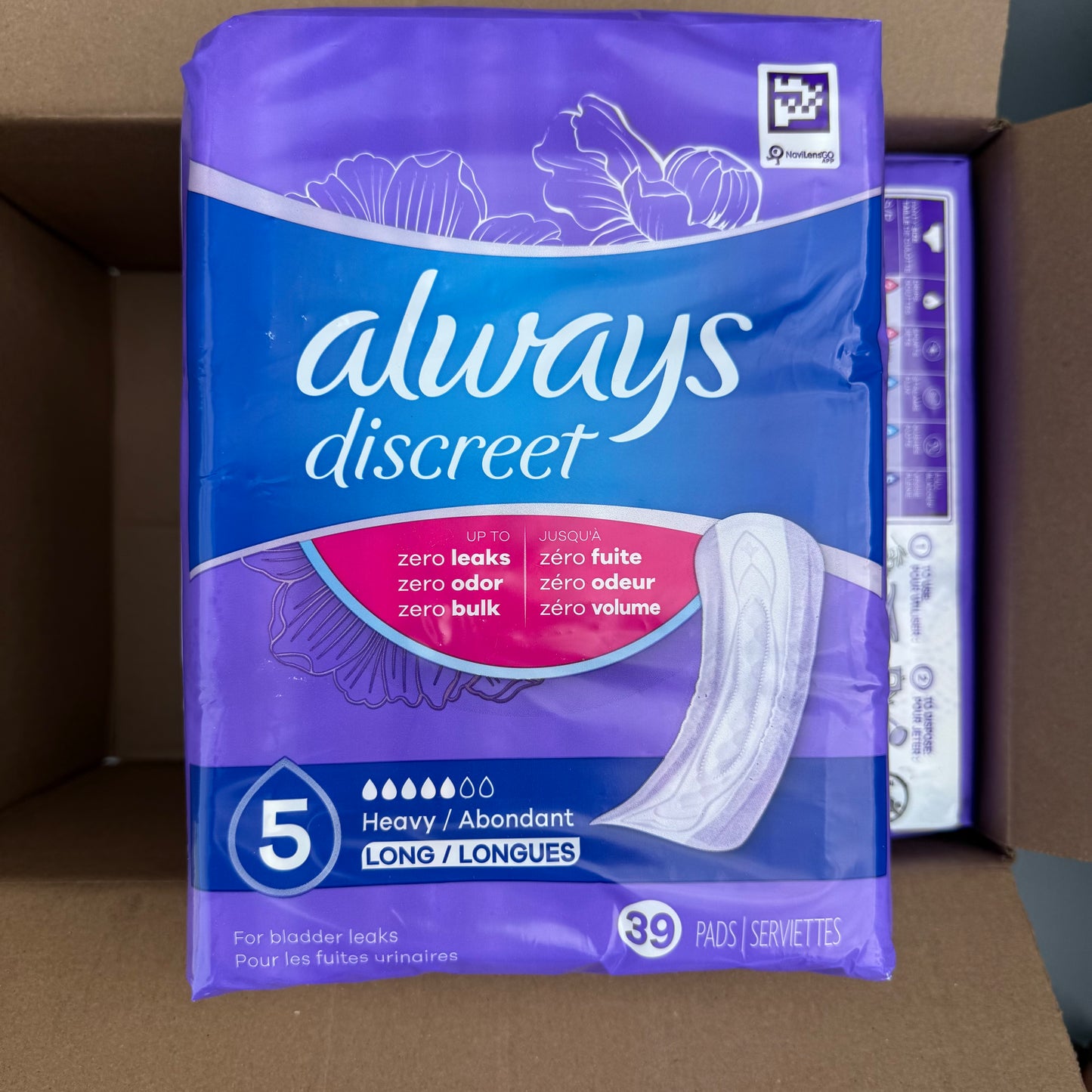 Box of 3 Always Discreet Pads