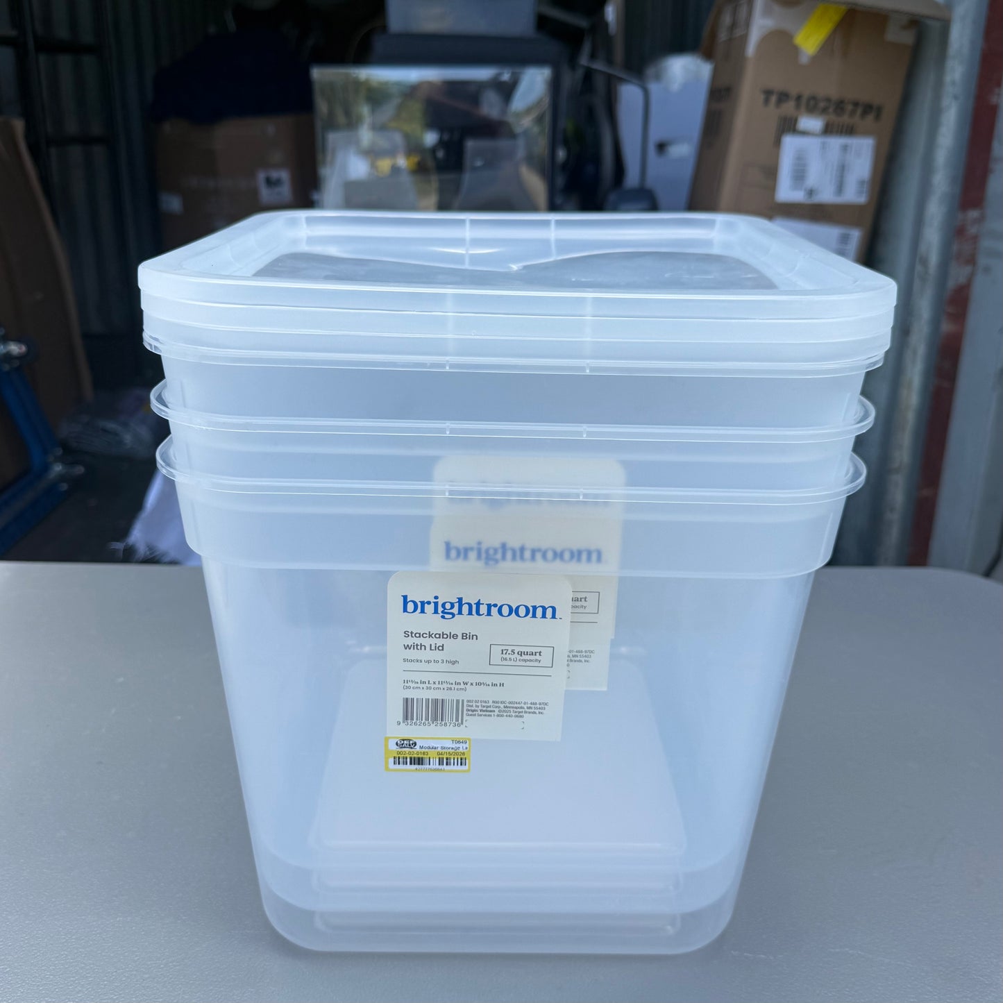 Set of 3 Large Modular Storage Bins - Brightroom™
