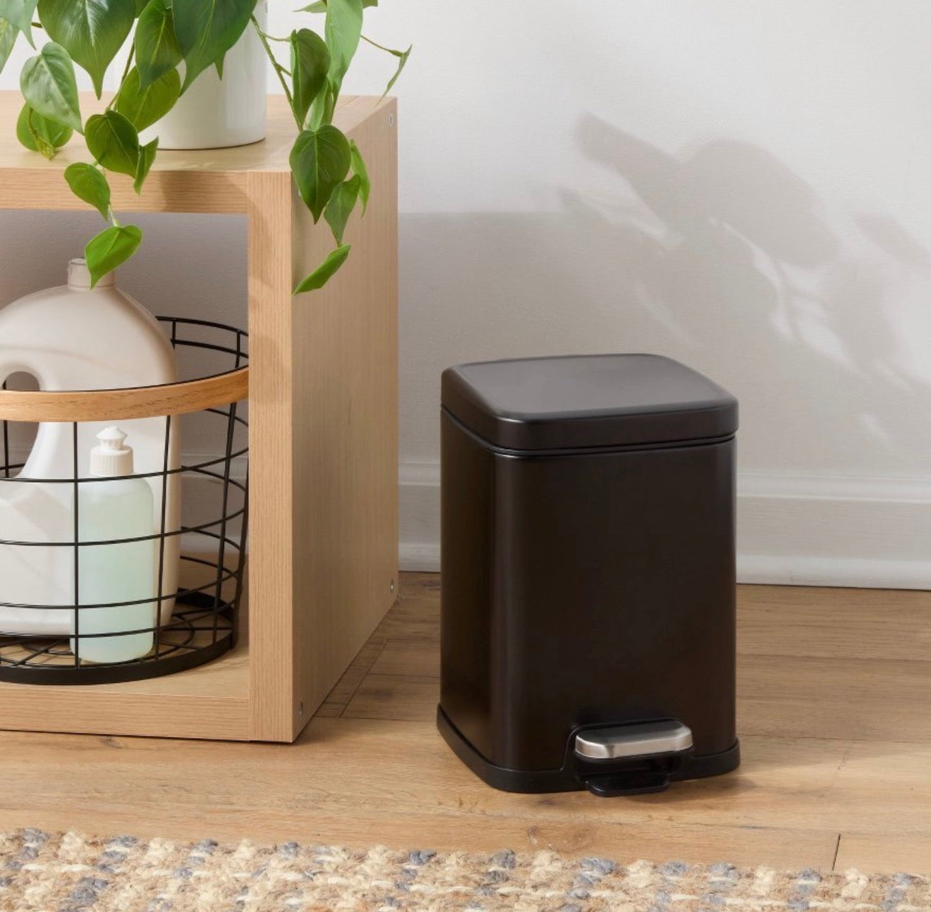 4L Step Trash Can Stainless Steel - Brightroom™