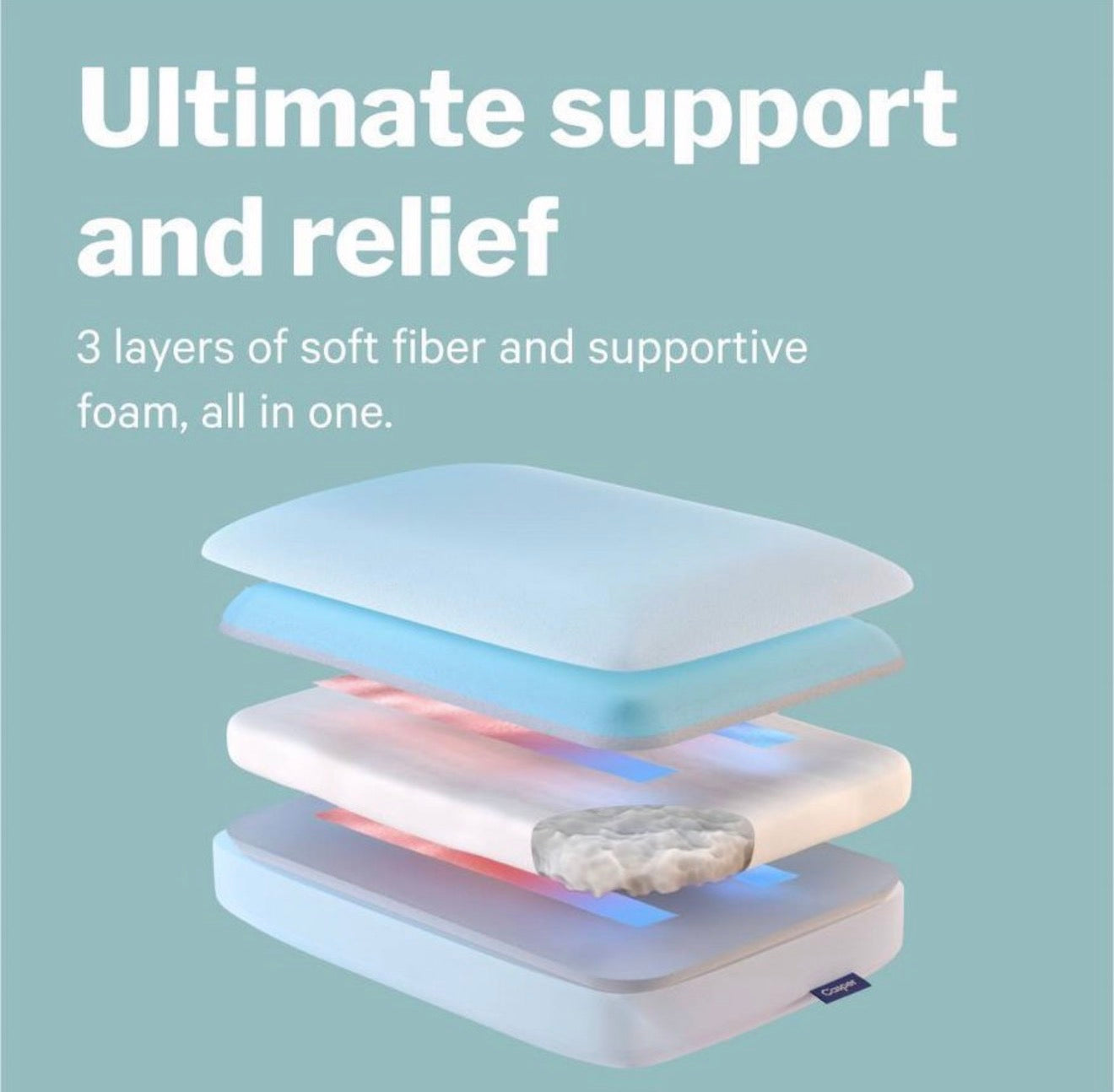 The Casper Hybrid Snow Pillow