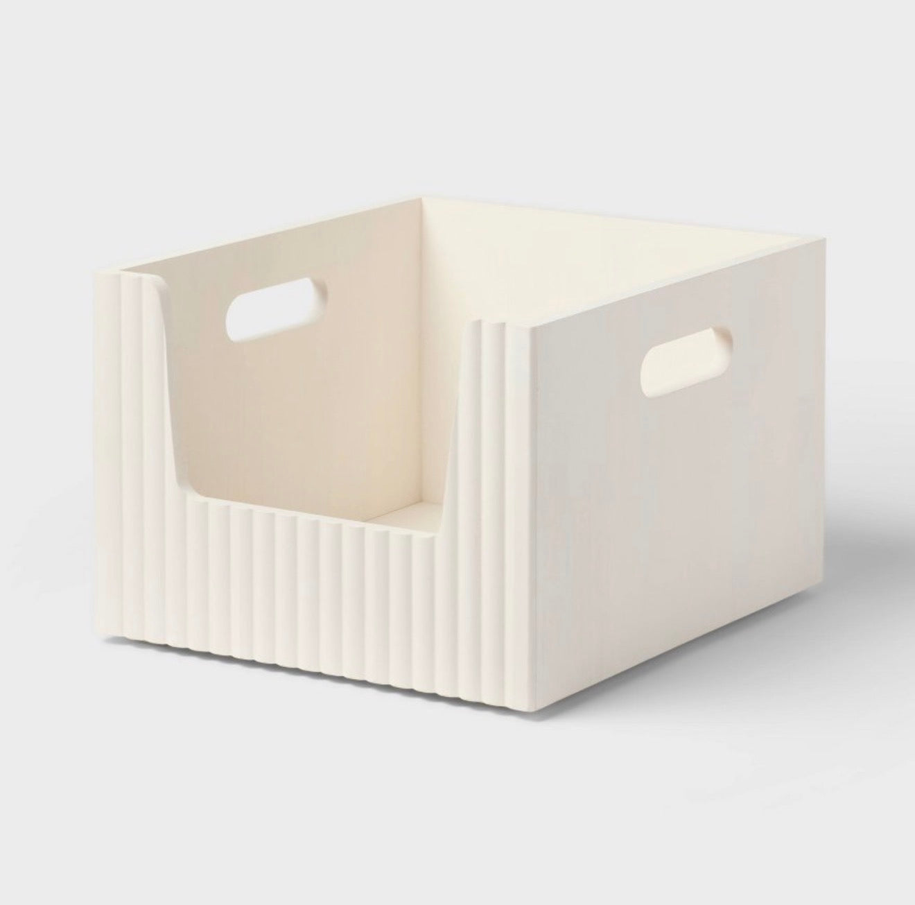 Open Front Wood Bin - Brightroom™
