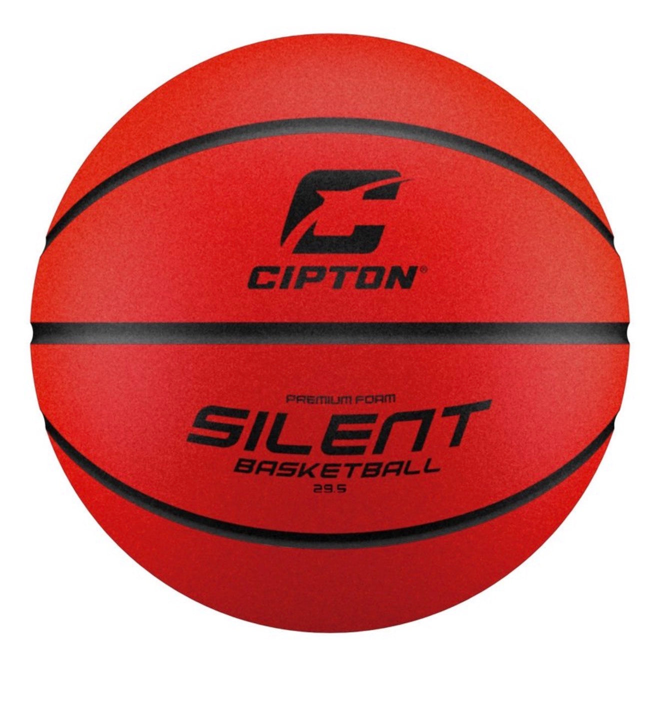 Set of 2 CIPTON 29.5" Official Size Silent Basketballs - Red