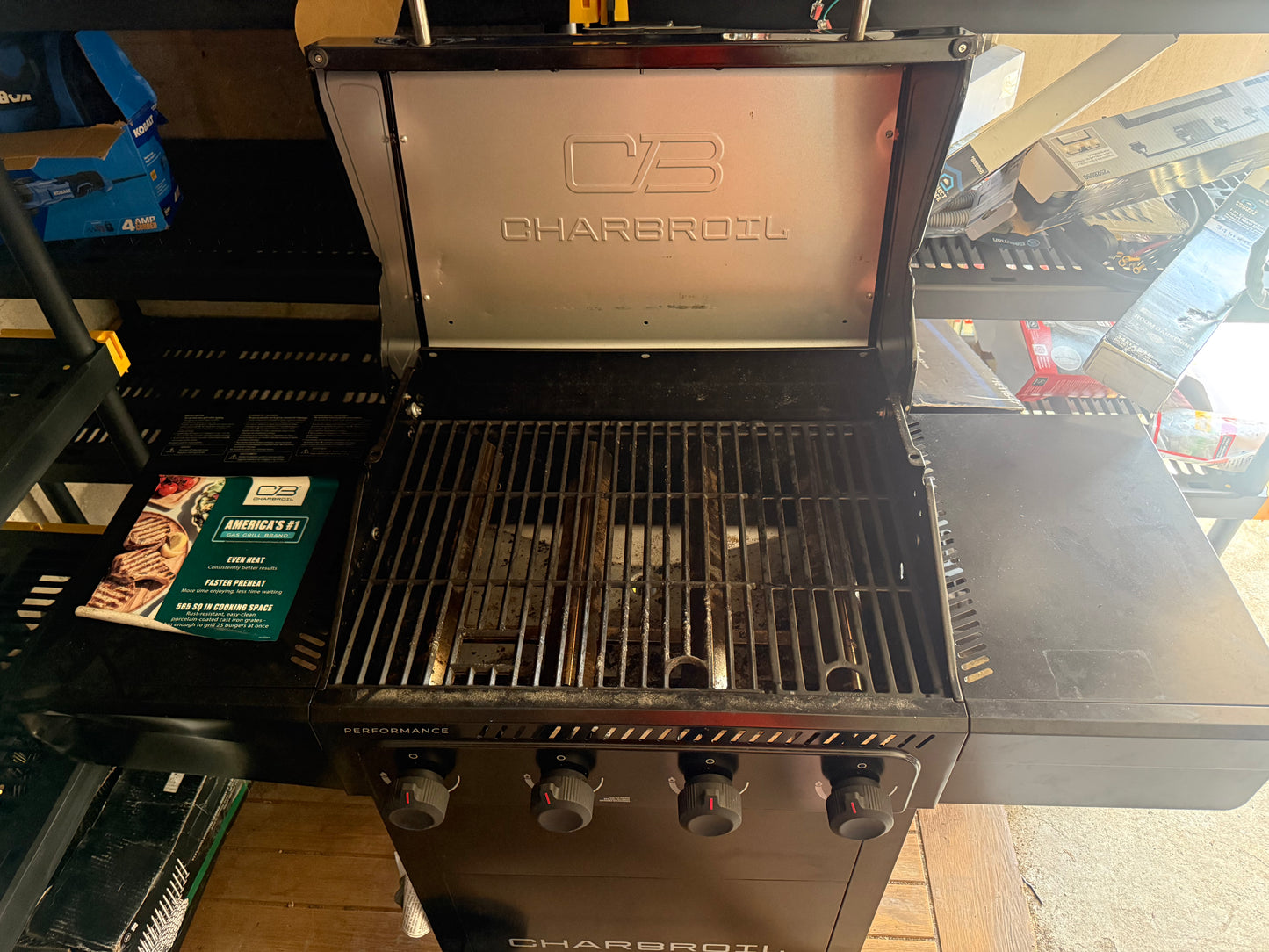 Charbroil Performance Series Black 4 -Burner Liquid Propane Gas Grill