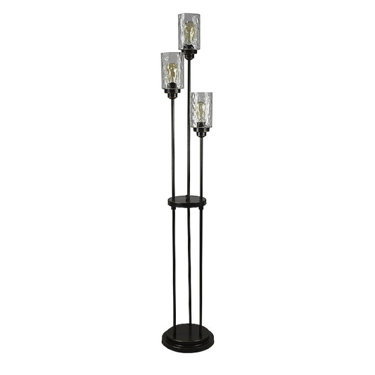 allen + roth Latchbury 66.55-in Bronze Multi-head Floor Lamp w/o Glass Shade