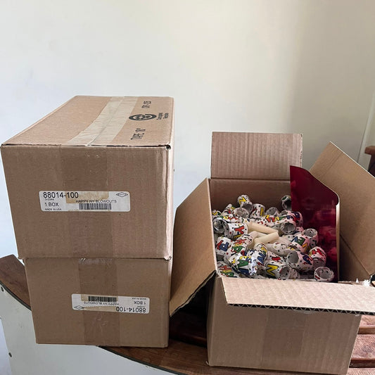 4 Boxes of Happy New Year Paper Blowouts