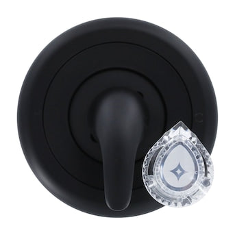 Danco Matte Black 2-Handle Bathtub and Shower Faucet (Valve Not Included)