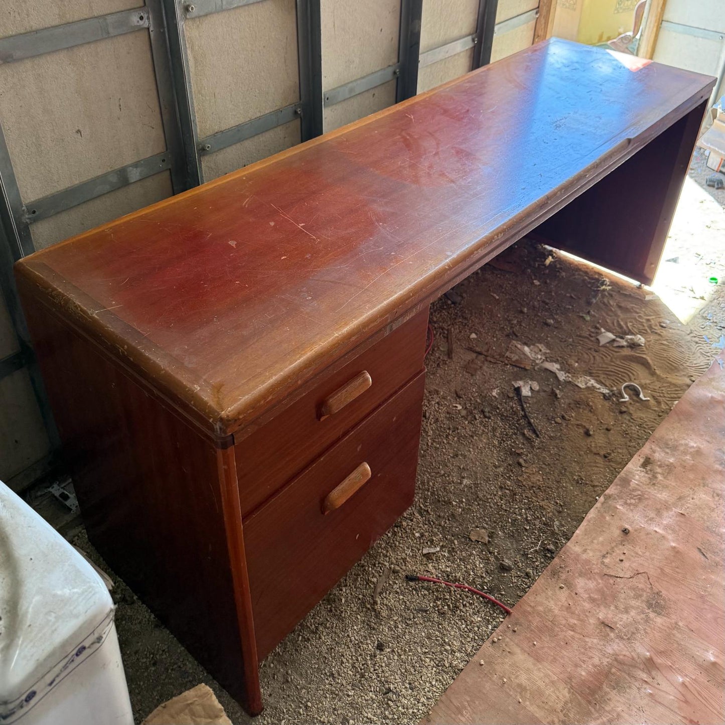 5 FT Wooden Desk with 2 Drawers